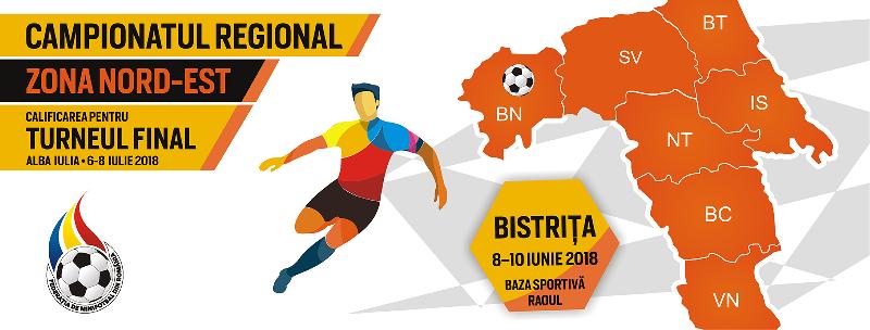 Programul complet al jocurilor de la Campionatul Regional Nord-Est,Bistrița